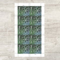 USPS 2022 $2 Floral Geometry Stamps Pane of 10 - Mint (Scott #5700)