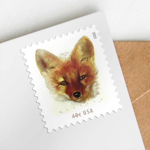 2023 USPS Red Fox 40¢ Stamps Pane of 20