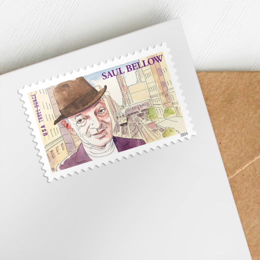 2024 USPS Saul Bellow Literary Arts Stamps Pane of 20 (Three-Ounce Rate)