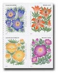 USPS 2022 Mountain Flora Forever Stamps Booklet of 20 - Mint (4 Designs, Scott #5676-5679)