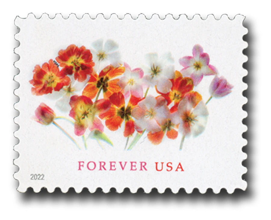 USPS 2022 Tulips Forever Stamps Sheet of 20 - Mint (Scott #5681)