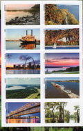 USPS Mighty Mississippi Forever Stamps Sheet of 10