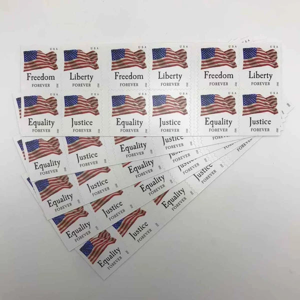 2012 USPS Four Flags Forever Stamps Booklet of 20