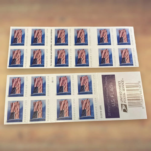 2019 USPS U.S. Flag Forever Stamps Booklet of 20