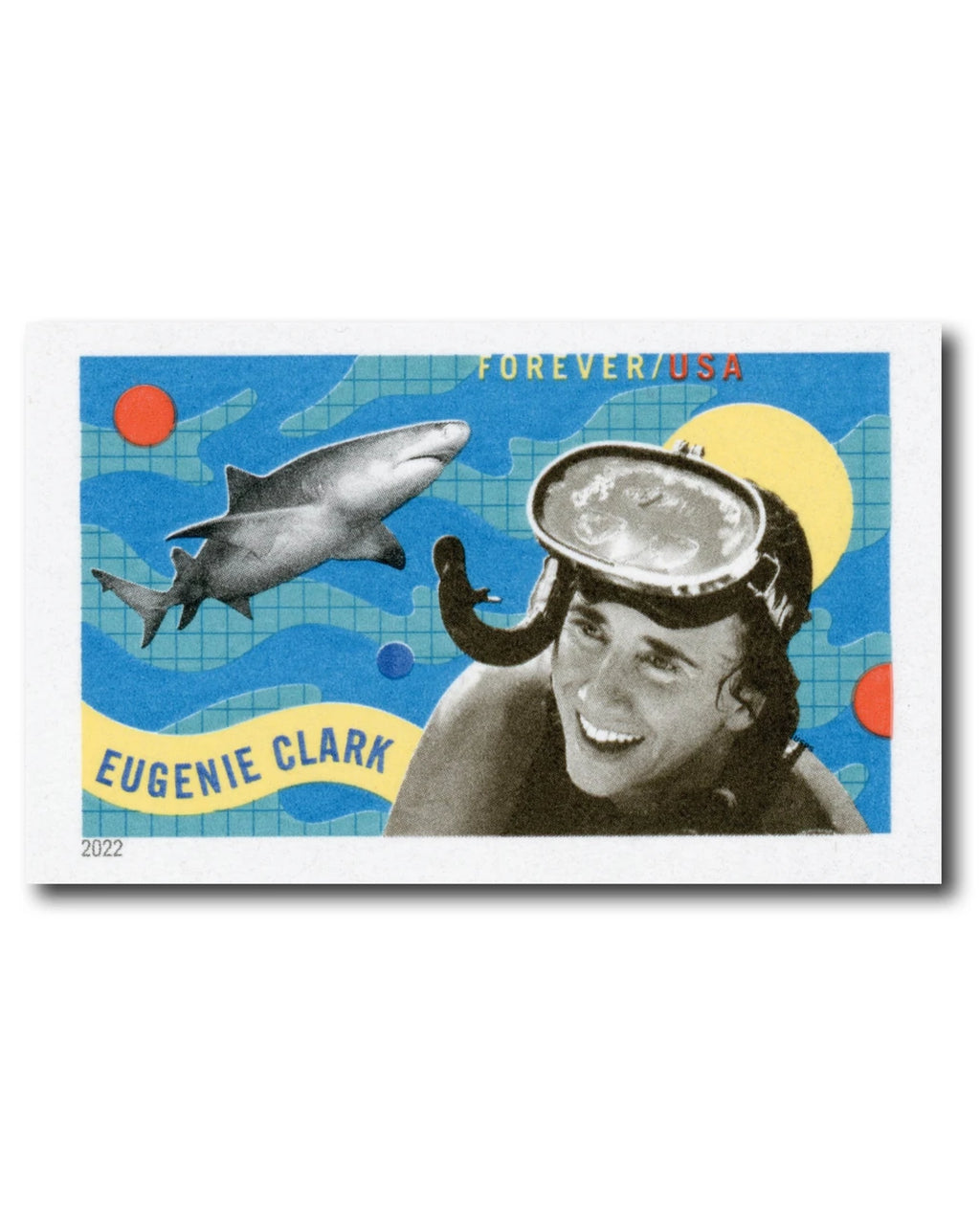 USPS 2022 Eugenie Clark Forever Stamps Sheet of 20 - Mint (Scott #5693)