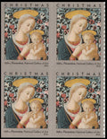 2016 USPS Florentine Madonna and Child Christmas Forever Stamps Booklet of 20