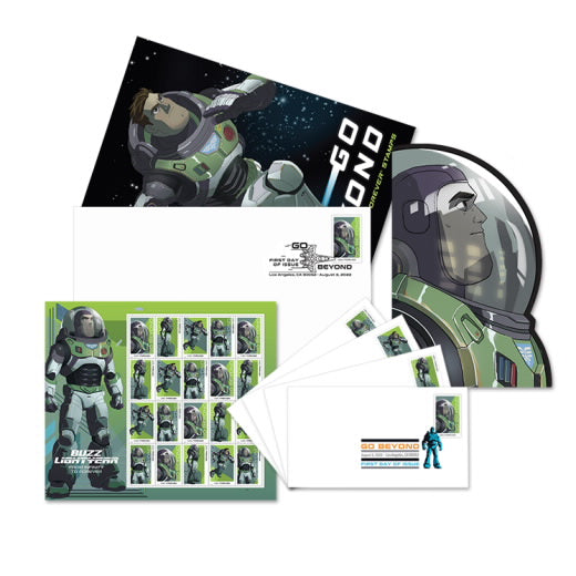 USPS 2022 Go Beyond Buzz Lightyear Forever Stamps Sheet of 20 - Mint (4 Designs, Scott #5709-5712)