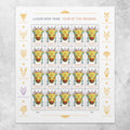 2024 USPS Lunar New Year: Year of the Dragon Stamps Pane of 20