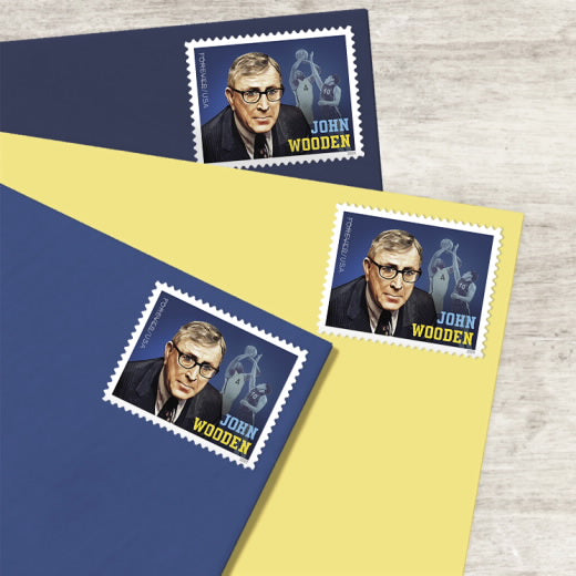 2024 USPS John Wooden Forever Stamps Pane of 20