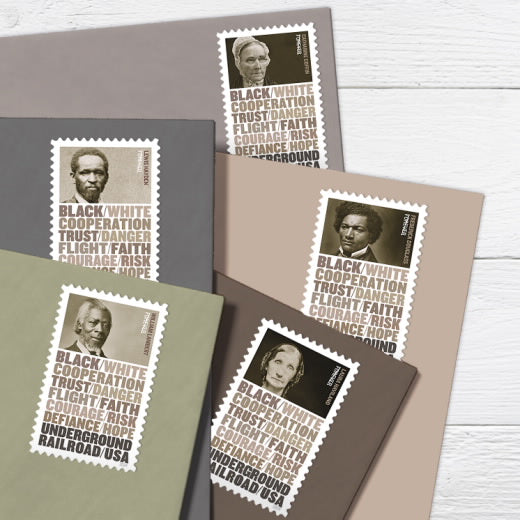 2024 USPS The Underground Railroad Forever Stamps Pane of 20 (10 Designs)