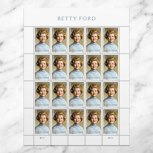 USPS Betty Ford Forever Stamps Sheet of 20