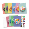 2024 USPS Pinback Buttons Forever Stamps Pane of 20 (10 Designs)