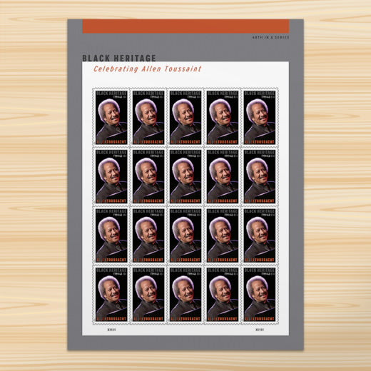 USPS 2025 Allen Toussaint Black Heritage Forever Stamps Sheet of 20 - Mint