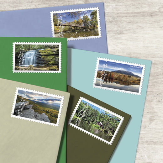 USPS 2025 The Appalachian Trail Forever Stamps Sheet of 15 - Mint