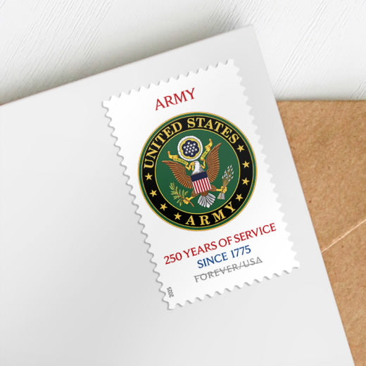USPS U.S. Army 250th Forever Stamps Sheet of 20
