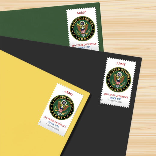 USPS U.S. Army 250th Forever Stamps Sheet of 20