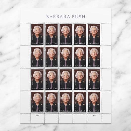 USPS Barbara Bush Forever Stamps Sheet of 20