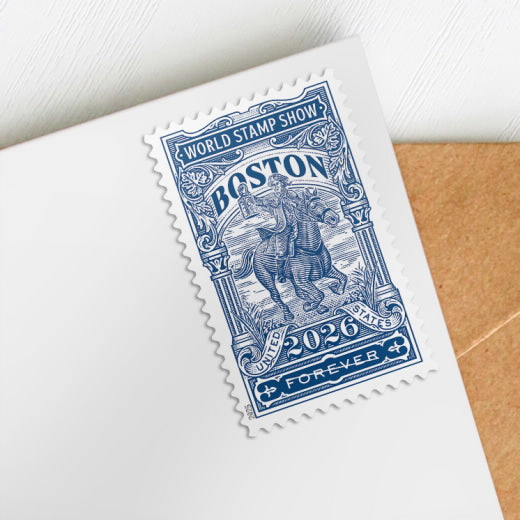 USPS Boston 2026 World Stamp Show Forever Stamps Sheet of 20