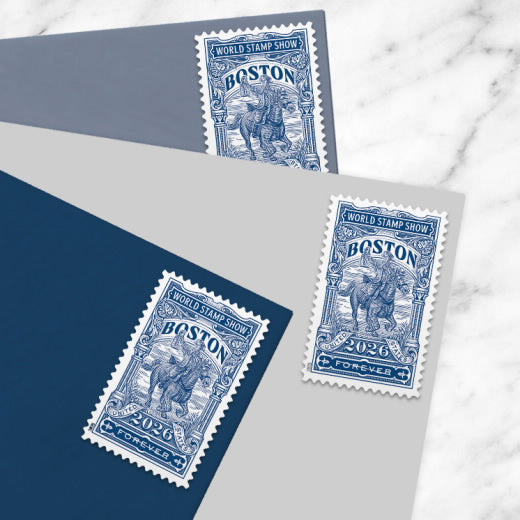 USPS Boston 2026 World Stamp Show Forever Stamps Sheet of 20