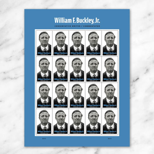 USPS William F. Buckley Jr. Forever Stamps Sheet of 20