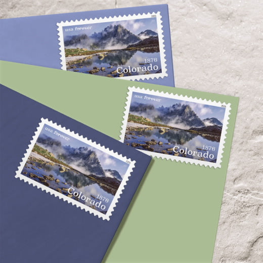USPS Colorado Statehood 1876 Forever Stamps Sheet of 20