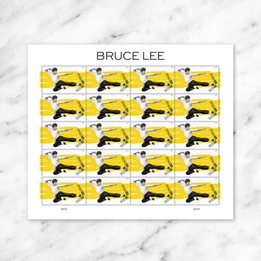 USPS Bruce Lee Forever Stamps Sheet of 20