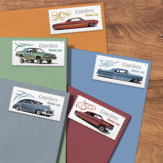 USPS Lowriders Forever Stamps Sheet of 15