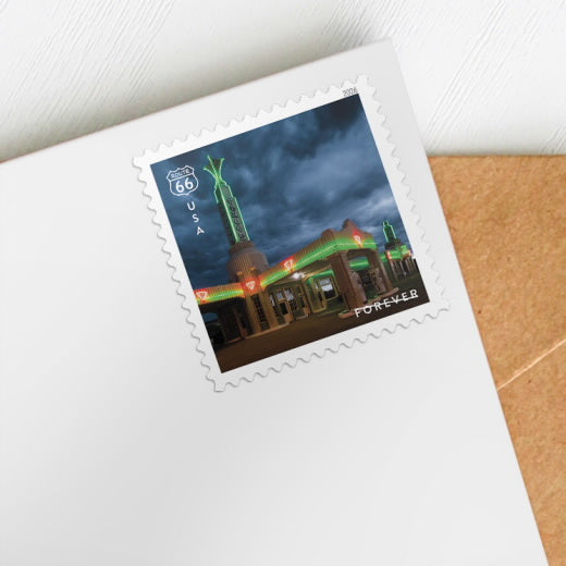 USPS Route 66 Forever Stamps Sheet of 16 - Centennial Edition
