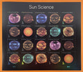 USPS 2021 Sun Science Forever Stamps Sheet of 20 - Mint (10 Designs, Scott #5598-5607)