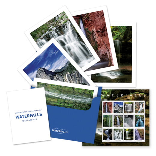 USPS Waterfalls Forever Stamps Sheet of 12