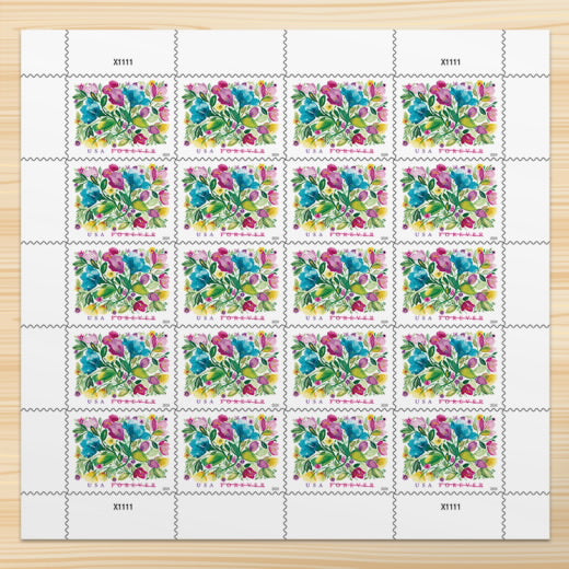 2024 USPS Celebration Blooms Forever Stamps Pane of 20