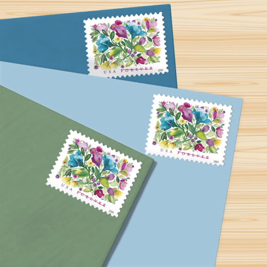 2024 USPS Celebration Blooms Forever Stamps Pane of 20