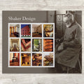 2024 USPS Shaker Design Forever Stamps Pane of 12 (12 Designs)