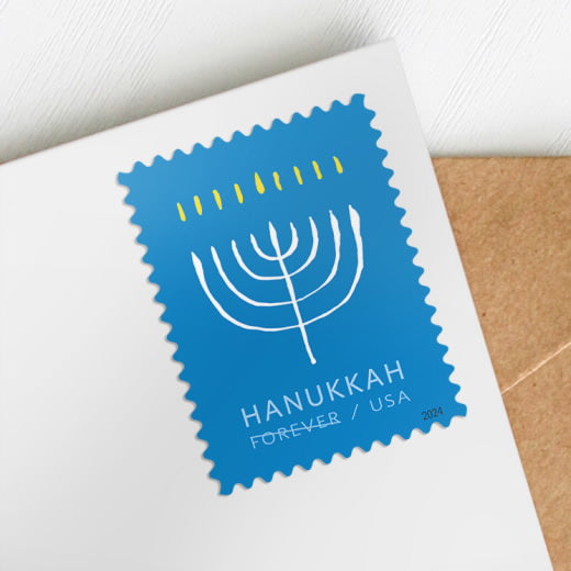 USPS 2024 Hanukkah Forever Stamps Sheet of 20 - Mint