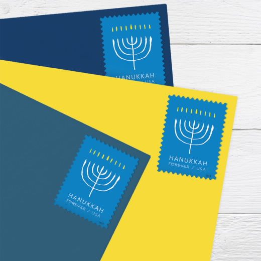 USPS 2024 Hanukkah Forever Stamps Sheet of 20 - Mint