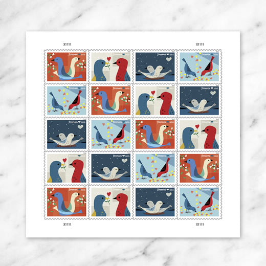 USPS Love 2026 Forever Stamps Sheet of 20