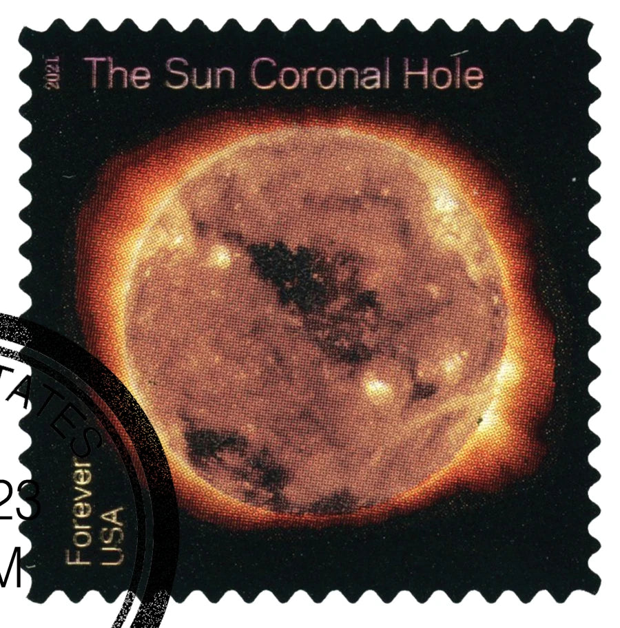 USPS 2021 Sun Science Forever Stamps Sheet of 20 - Mint (10 Designs, Scott #5598-5607)