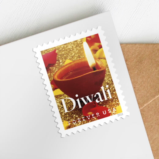 USPS 2016 Diwali Forever Stamps Sheet of 20 - Mint (Scott #5142)