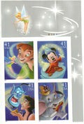 2007 USPS The Art of Disney: Magic Stamps Pane of 20