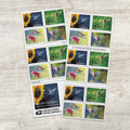 2024 USPS Garden Delights Forever Stamps Booklet of 20 (4 Designs)