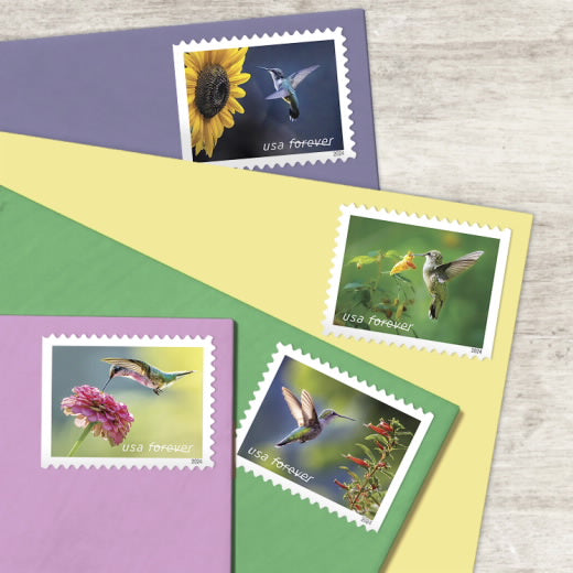 2024 USPS Garden Delights Forever Stamps Booklet of 20 (4 Designs)