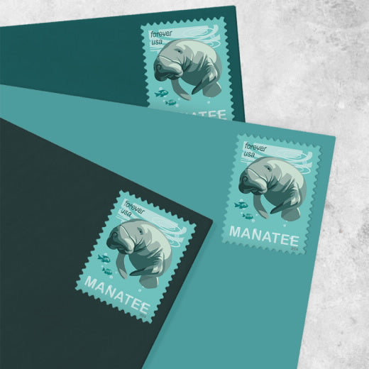 2024 USPS Save Manatees Forever Stamps Booklet of 20