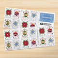 USPS 2024 Holiday Joy Forever Stamps Booklet of 20 - Mint (4 Designs)