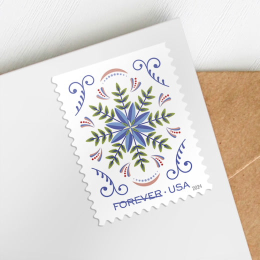 USPS 2024 Holiday Joy Forever Stamps Booklet of 20 - Mint (4 Designs)
