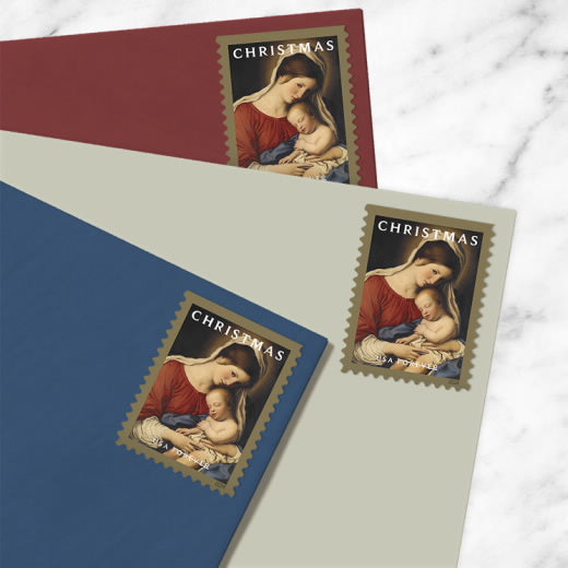 USPS 2024 Christmas Madonna and Child Forever Stamps Booklet of 20 - Mint