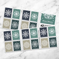 USPS 2024 Winter Whimsy Snowflake Forever Stamps Booklet of 20 - Mint