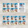 USPS A Day at the Beach Forever Stamps Booklet of 20
