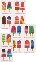 USPS Frozen Treats Forever Stamps Booklet of 20