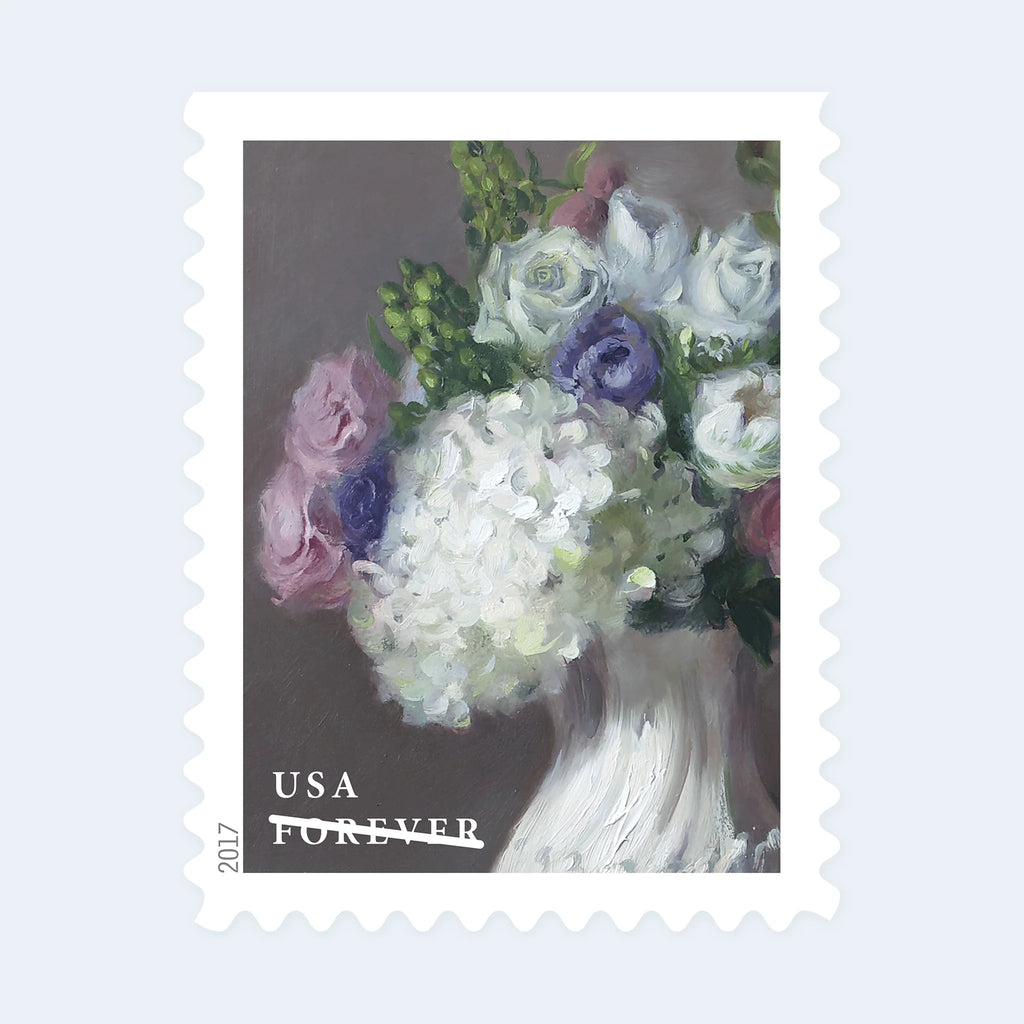 USPS 2017 Flowers From the Garden Forever Stamps Booklet of 20 - Mint (4 Designs, Scott #5237-5240)