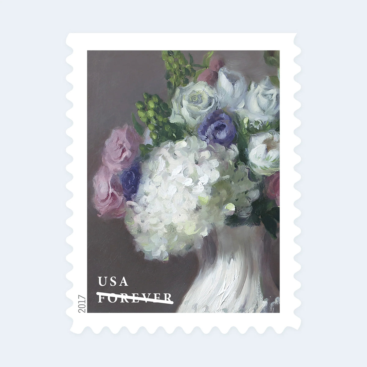 USPS 2017 Flowers From the Garden Forever Stamps Booklet of 20 - Mint (4 Designs, Scott #5237-5240)